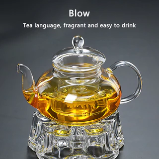 400ml/1000ml กาน้ําชาแก้วทนความร้อน Clear Japaness สไตล์หม้อชาพร้อม Infuser สําหรับดอกไม้จีน Puer ชาแบบพกพากาต้มน้ําชา