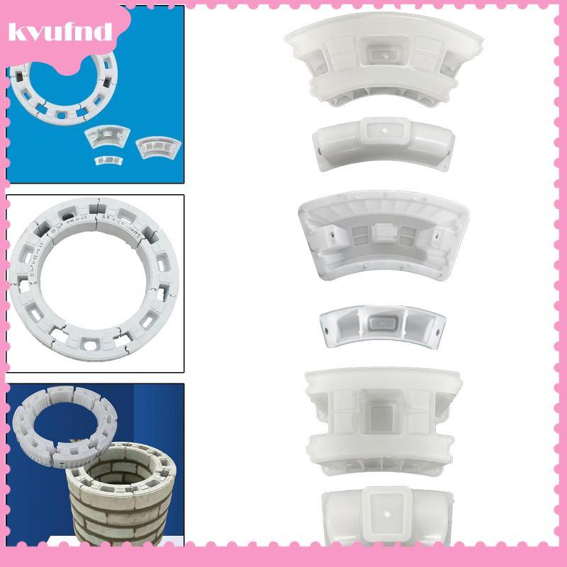 [kvufnd] คอนกรีต Mould Well Maker นํากลับมาใช้ใหม่ DIY บล็อกกลม Mould สําหรับลานถนนรั้วสวนภูมิทัศน์