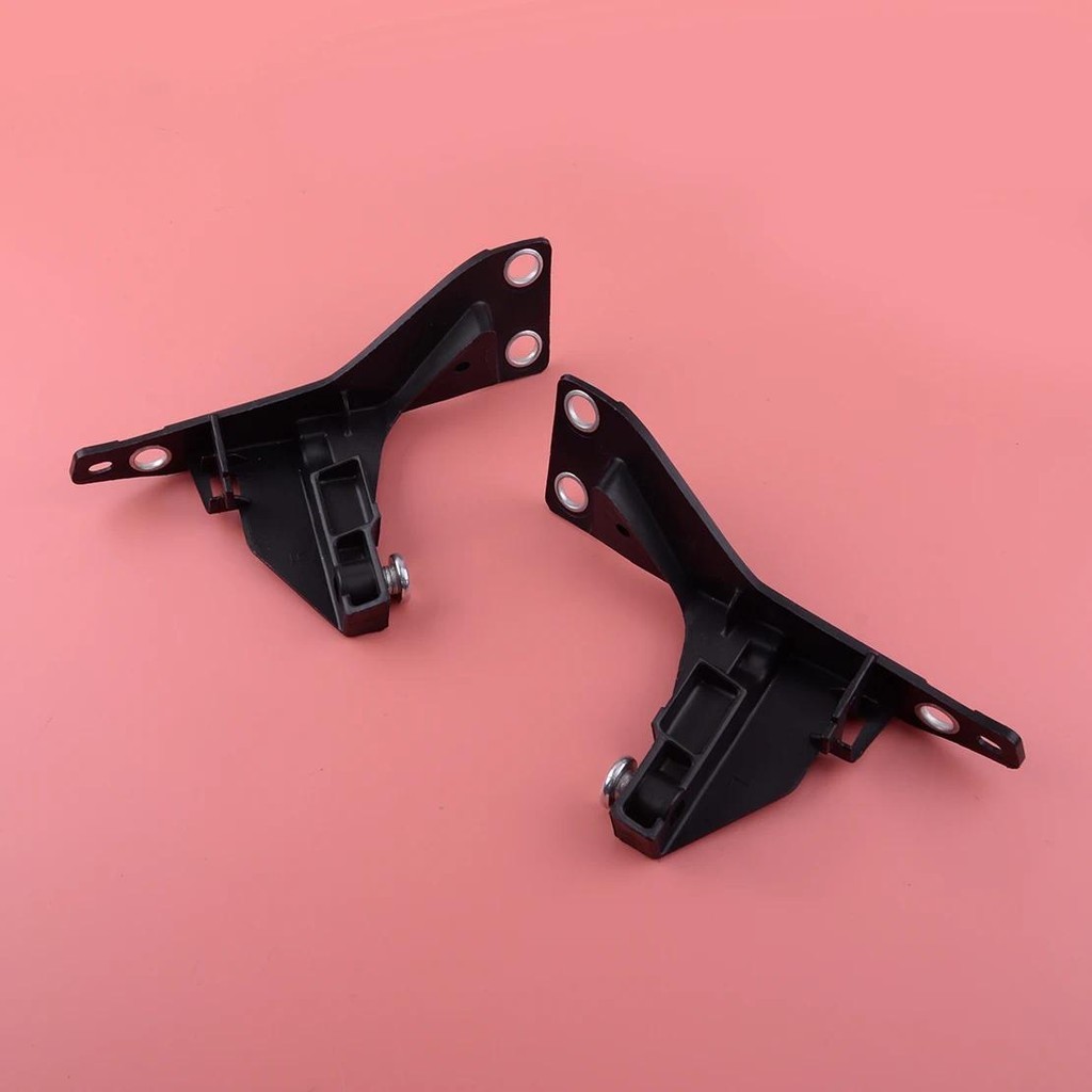 1 คู่สีดํารถกันชนหน้าไฟหน้า Bracket Mount Fit สําหรับ Audi A4 S4 RS4 Quattro ที่นั่ง Exeo/ST 8E08053