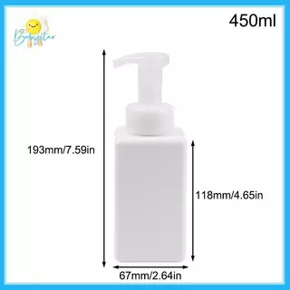 [Inthehot-t] Soap Despenser ขวดปั๊มโฟมแบบพกพา 250/450/650ml ด้วยตนเองกดสบู่ฟองมูสเจลอาบน้ําของเหลวขวดห้องน้ํา [ใหม่]