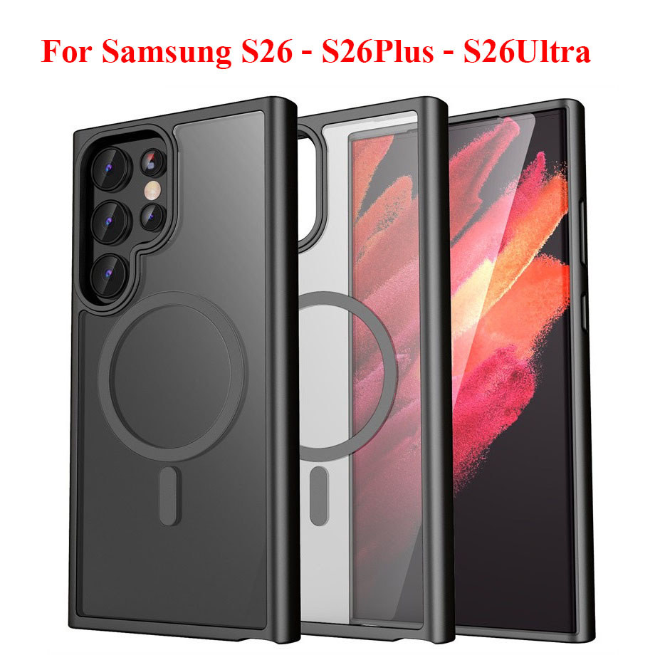 เคสแม่เหล็ก ไร้สาย สำหรับ Samsung มีทุกรุ่น S26 S26Plus S26Ultra A57 A37 5G A07 A17 S25/S24 Ultra Wireless Charging 016