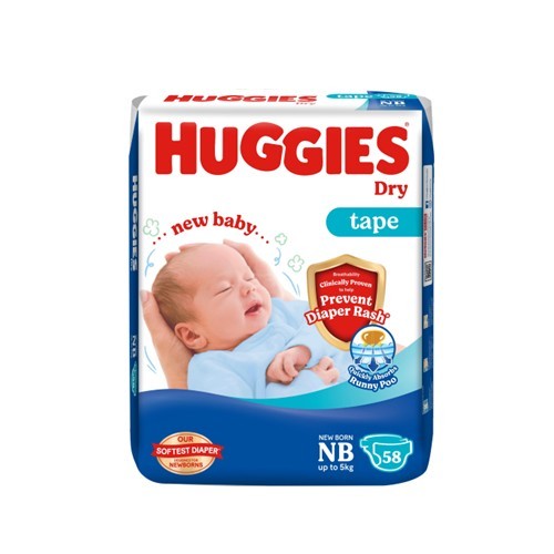 HUGGIES DRY JP NEW BORN 58S (เภสัชกรทาวน์)