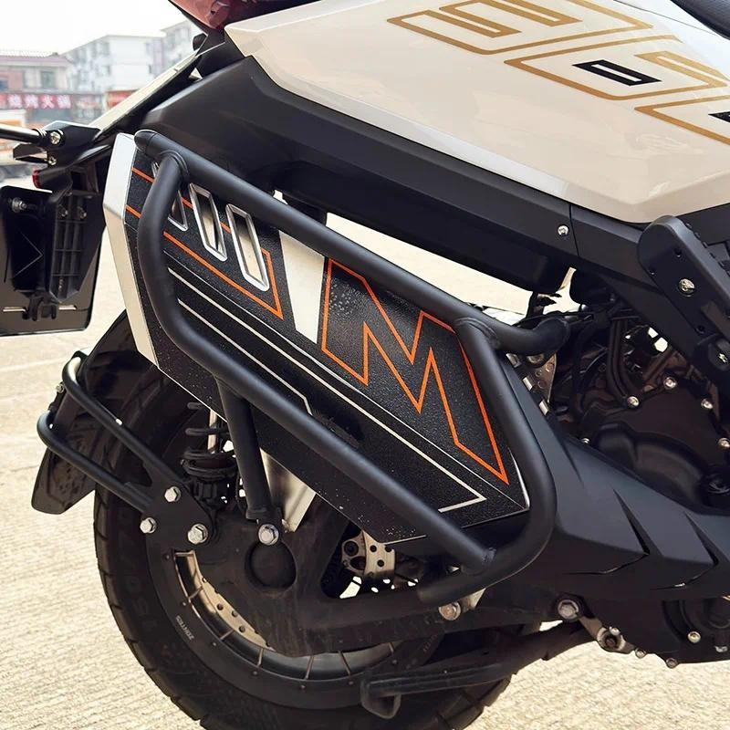 สําหรับ ZONTES 368G 368 G 368-G รถจักรยานยนต์ท่อไอเสียป้องกันบาร์กันชน Anti Drop Bar การปรับเปลี่ยนอ