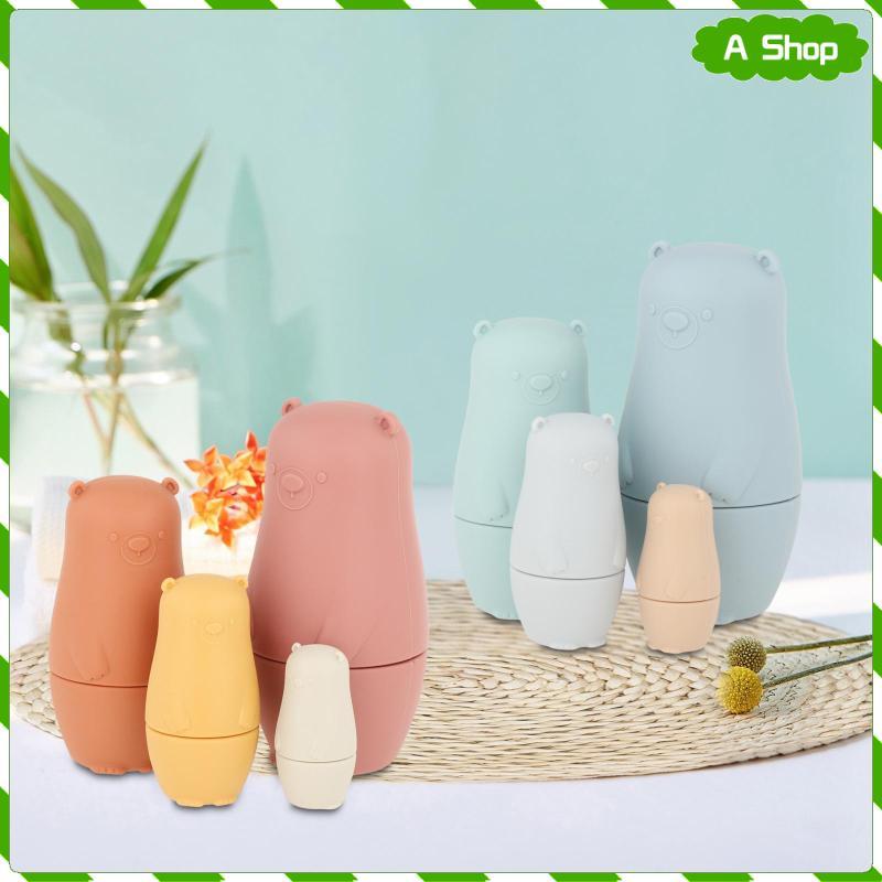 [Wishshopeeljj] Nesting Dolls Toy Stacker Toy Early Educational Toy for Preschool Kids