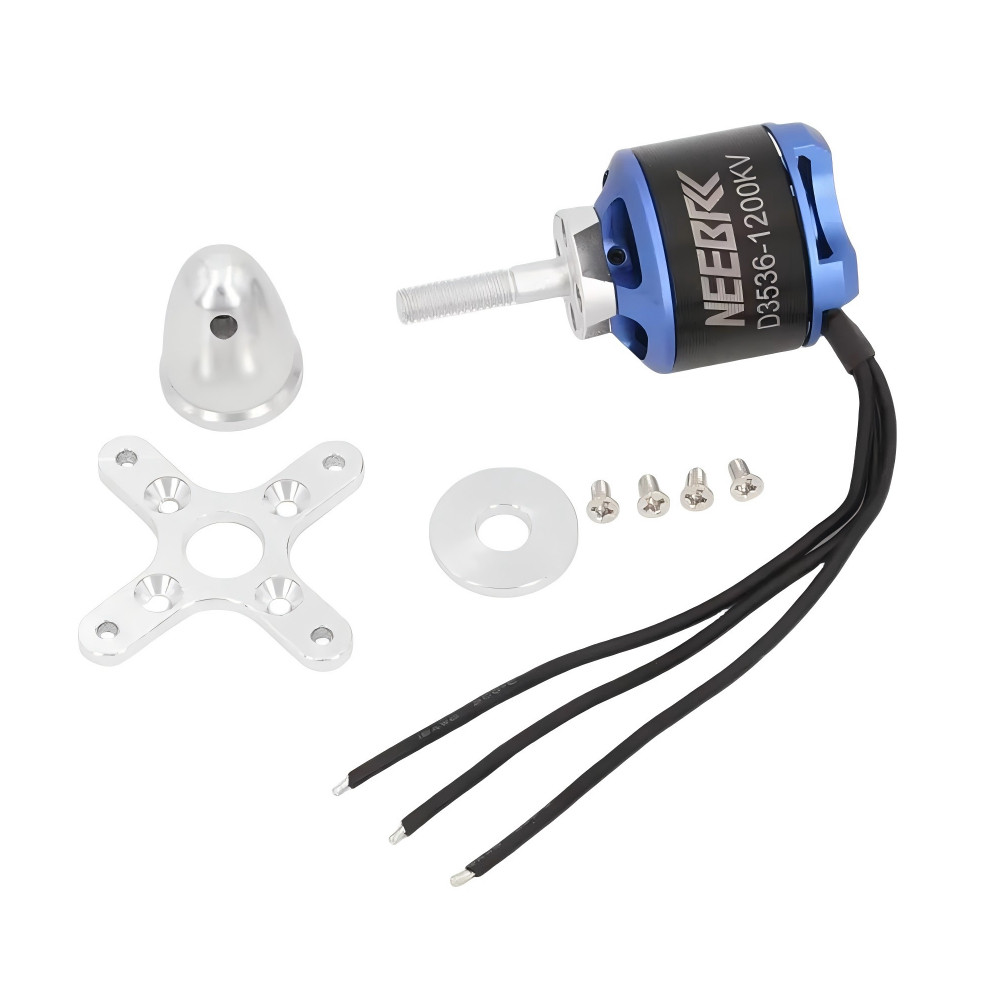 D3536 1200KV มอเตอร์ Outrunner แบบไม่มีแปรง 12 มม.เส้นผ่านศูนย์กลางภายนอก 2S สําหรับ RC Drone Multir