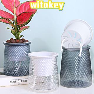 วิจิตรี กระถางดอกไม้, กระถางต้นไม้ระดับน้ําที่มองเห็นได้พลาส…