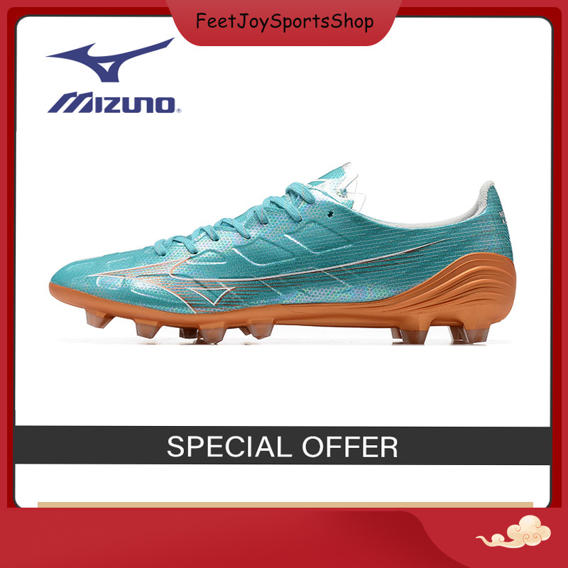 【ของแท้อย่างเป็นทางการ】 MORELIA NEO III PRO Made in Ja FG รองเท้าสตั๊ด รองเท้าฟุตบอลผู้ชาย Green  Fo