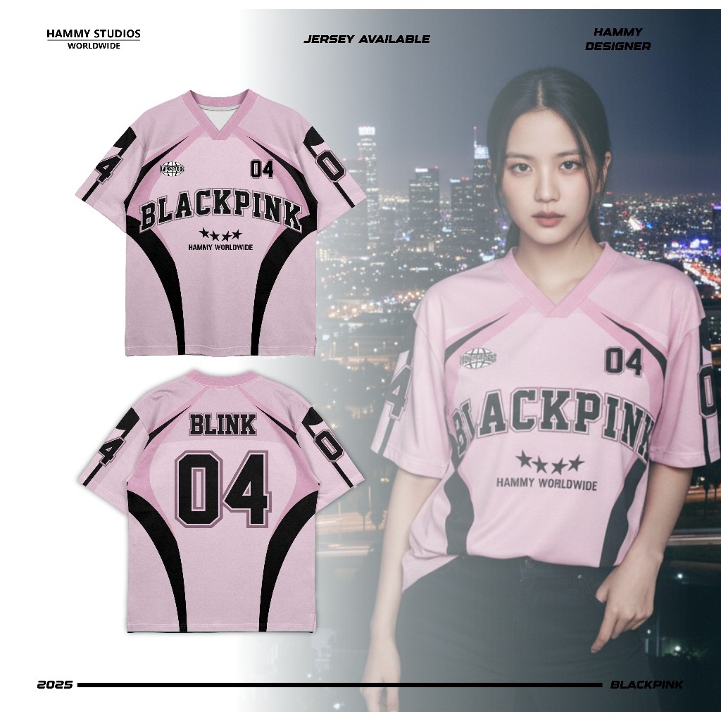 BP Deadline Jersey Concert Jersey สามารถปรับแต่งได้เป็น kpop Jersey/Band Jersey/Retro Jersey/Retro ถ