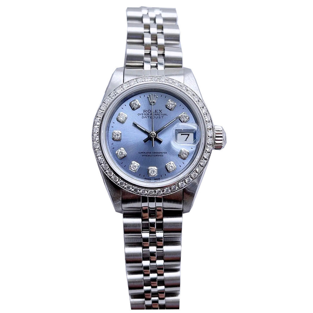 Rolex Rolex Log Type 69174 นาฬิกาผู้หญิงกลไกอัตโนมัติเพชรด้านหลัง