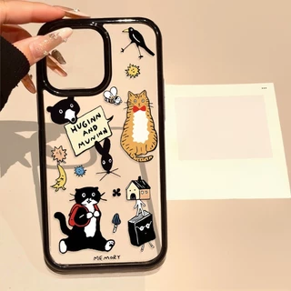 เคสโทรศัพท์ สำหรับ iPhone 17 11 13 pro max Case iPhone 11 16 pro max 14 12 pro max 17 Airเคสโทรศัพท์มือถืออะครีลิครูใหญ่