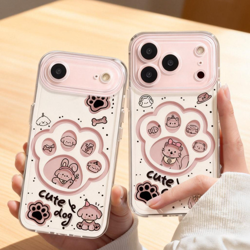 💖Novel💖-ลายคลื่นสีดำ ายและสายคล้อง เคส iPhone 17PROMAX เคสไอโฟน 13PRO 16PRO 15 14PLUS 12 11-CHXMSCX3
