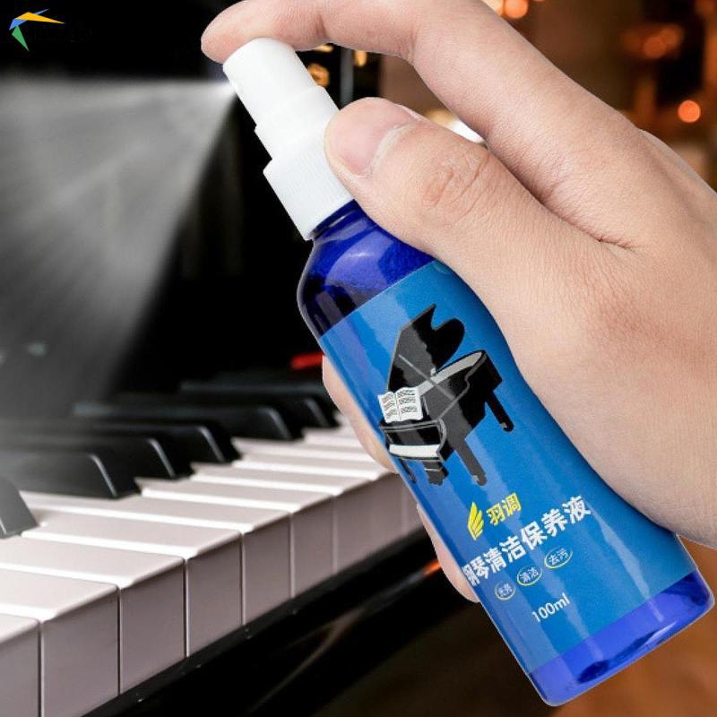 [Szlinyou1] สเปรย์ทําความสะอาดเปียโน Universal Dust Remover Quick Shine Kit สําหรับดูแลเปียโนและเครื