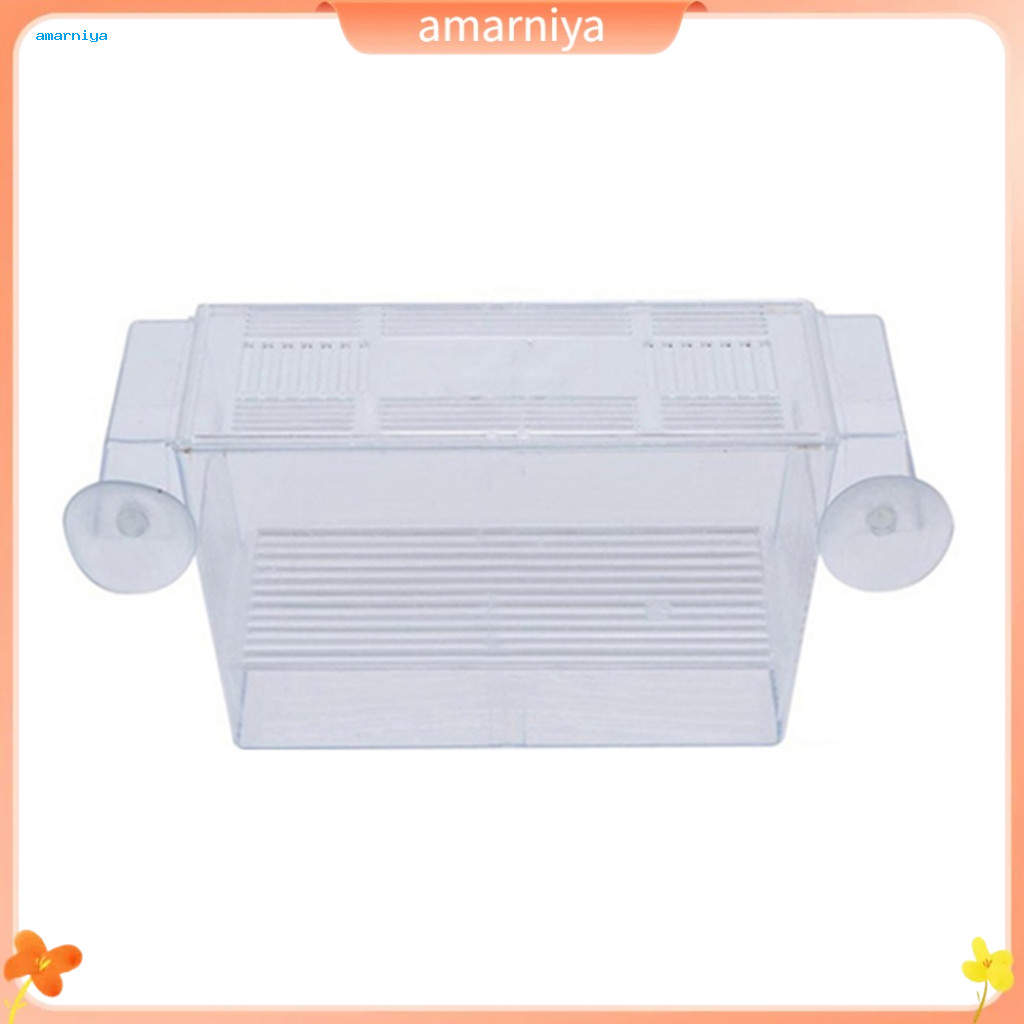 AMAR Aquarium Fish Tank Guppy Double Breeding Breeder Rearing Trap Box Hatchery