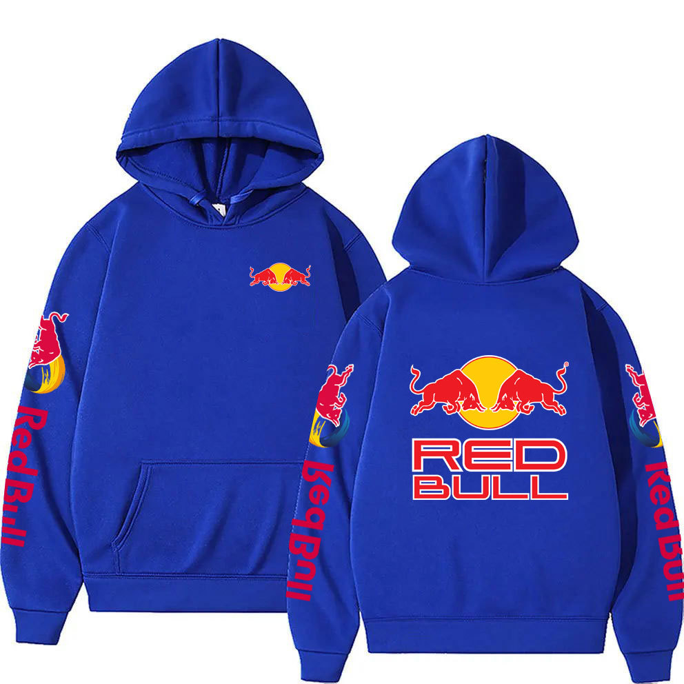 Red Bull Racing Team Logo Hoodie Couple Large Hoodie Coat