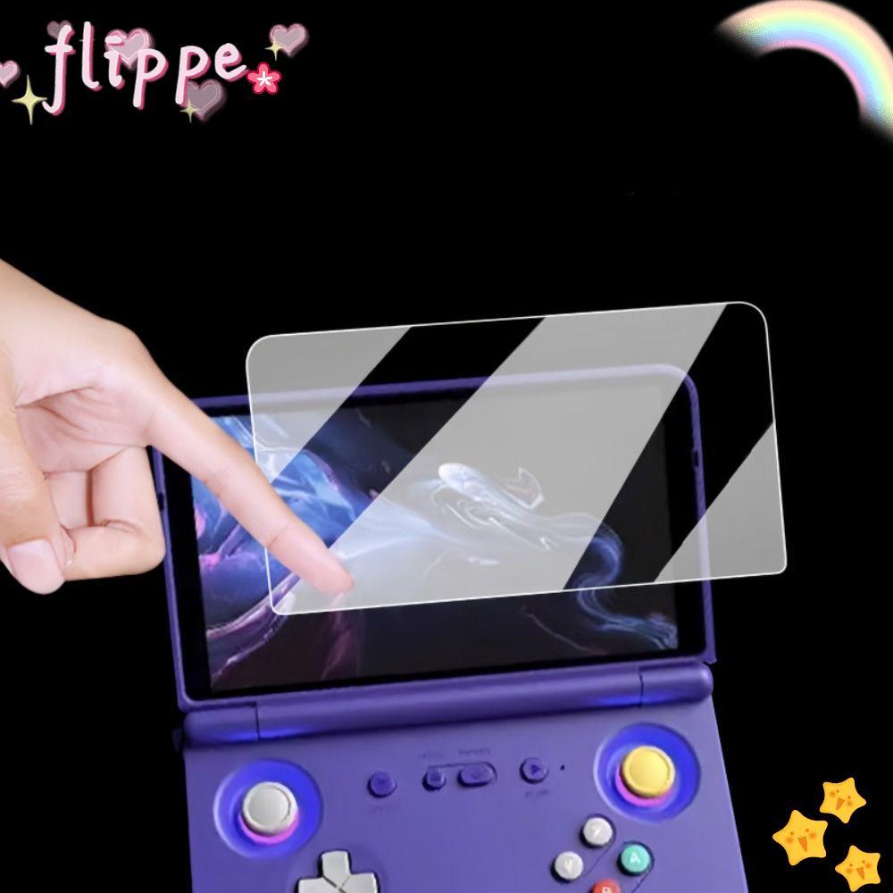 FLIPPE ฟิล์มป้องกัน, HD ตัวป้องกันหน้าจอป้องกันรอยขีดข่วน, อุปกรณ์กันฝุ่น PET คุณภาพสูงเกมคอนโซลฟิล์มนุ่มสําหรับ Retroid Pocket Flip 2