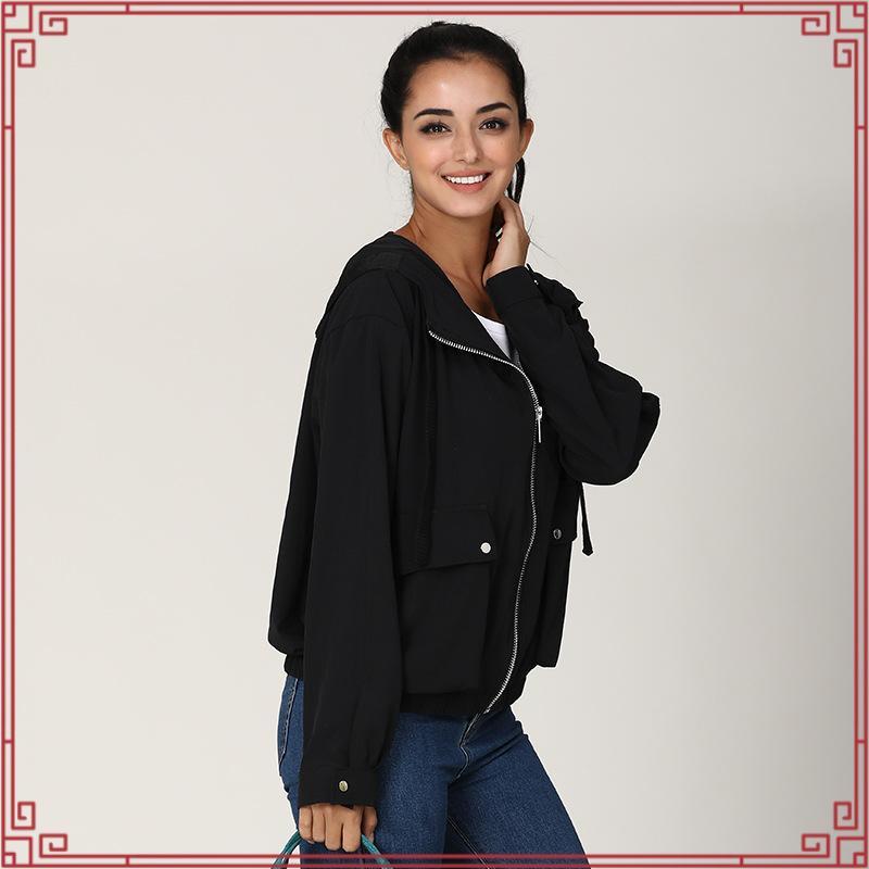 SINSAY Soft jacket เสื้อคลุมสีดำ ผ้ายืด ผ้าเย็น