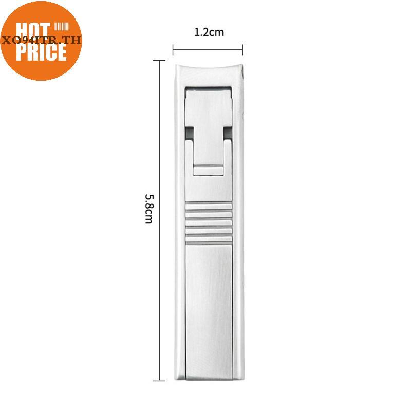 XOITR 1PC แบบพกพา Ultra-thin พับเล็บ Clipper สแตนเลส Hand Toe เล็บ Clipper เครื่องตัด Trimmer Professional เล็บเครื่องมือ TH ราคา ถูกที่สุด ดีลบีเคเค แกลเลอรีภาพที่ 6