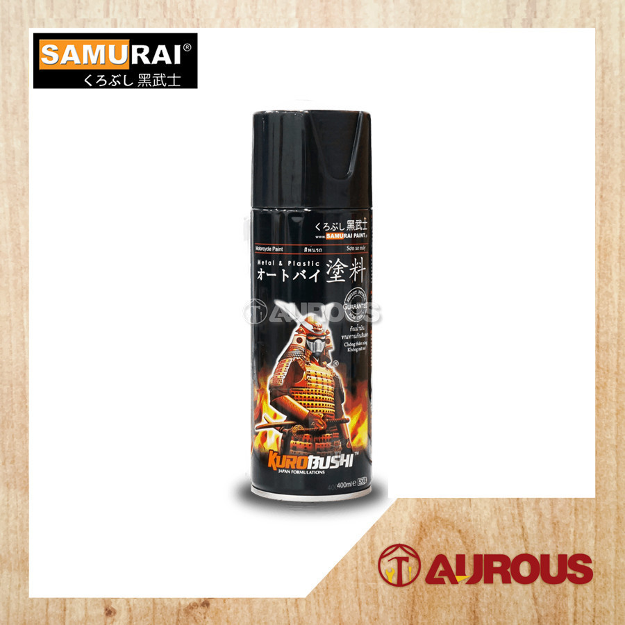 SAMURAI AEROSOL SPRAY PAINT 400ML(FLAT COLOUR)