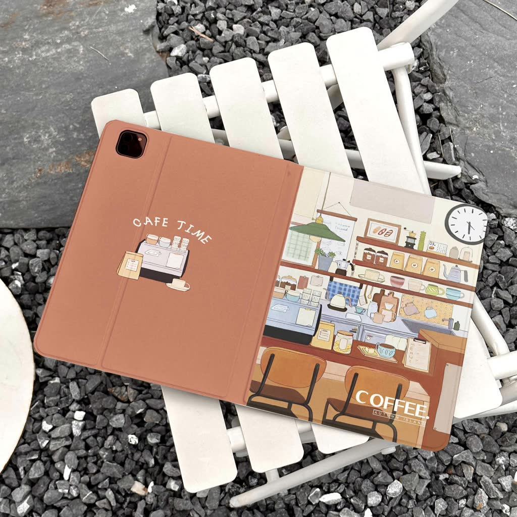 🌼ออกให้ 24 ชม🌼 เคสiPad Air5 Air7 6 13 gen11 Coffee iPad เคสนิ่มiPad Gen6 Pro13 mini7 Air7 6