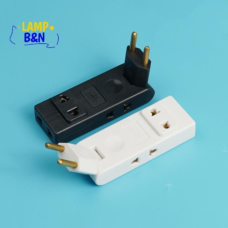 [B&N] 4 In 1 Wall Outlet Extension EU ไฟฟ้า Soet 180 องศาปลั๊กอะแดปเตอร์ Travel Aadapter ตัวแปลงไฟแบบพกพา [ใหม่]