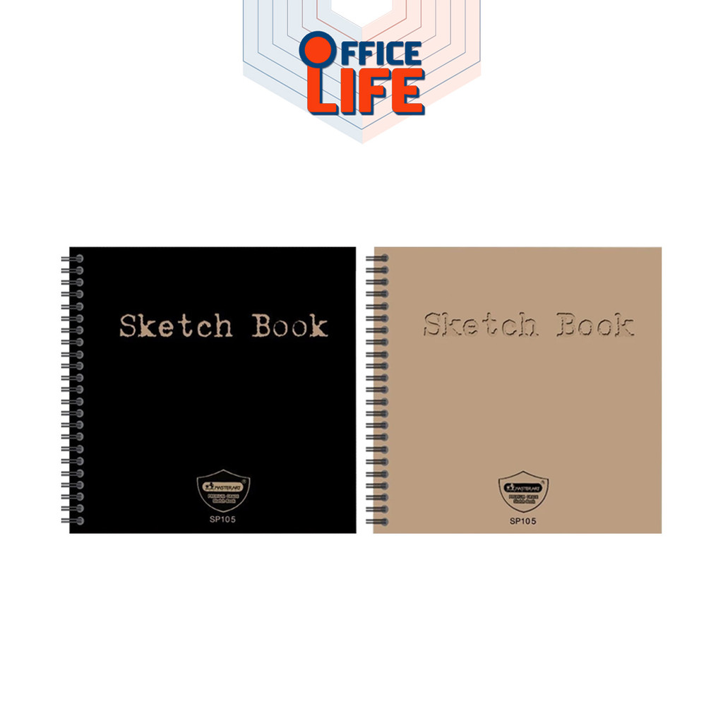 Master Art (มาสเตอร์อาร์ต) สมุดสเก็ตภาพ สมุด รุ่น A4 SP103 / A5 SP104 / 8.5 นิ้ว SP105 ( 1 เล่ม / คละสี ) - รูปที่ 7