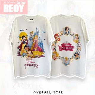 disney เสื้อยึด ผ้าเทคโนโลยี Sorona จากอเมริกา พิมพ์ลาย ariel เสื้อยืด oversize เหมาะ ผู้หญิง และ ผู้ชาย #63