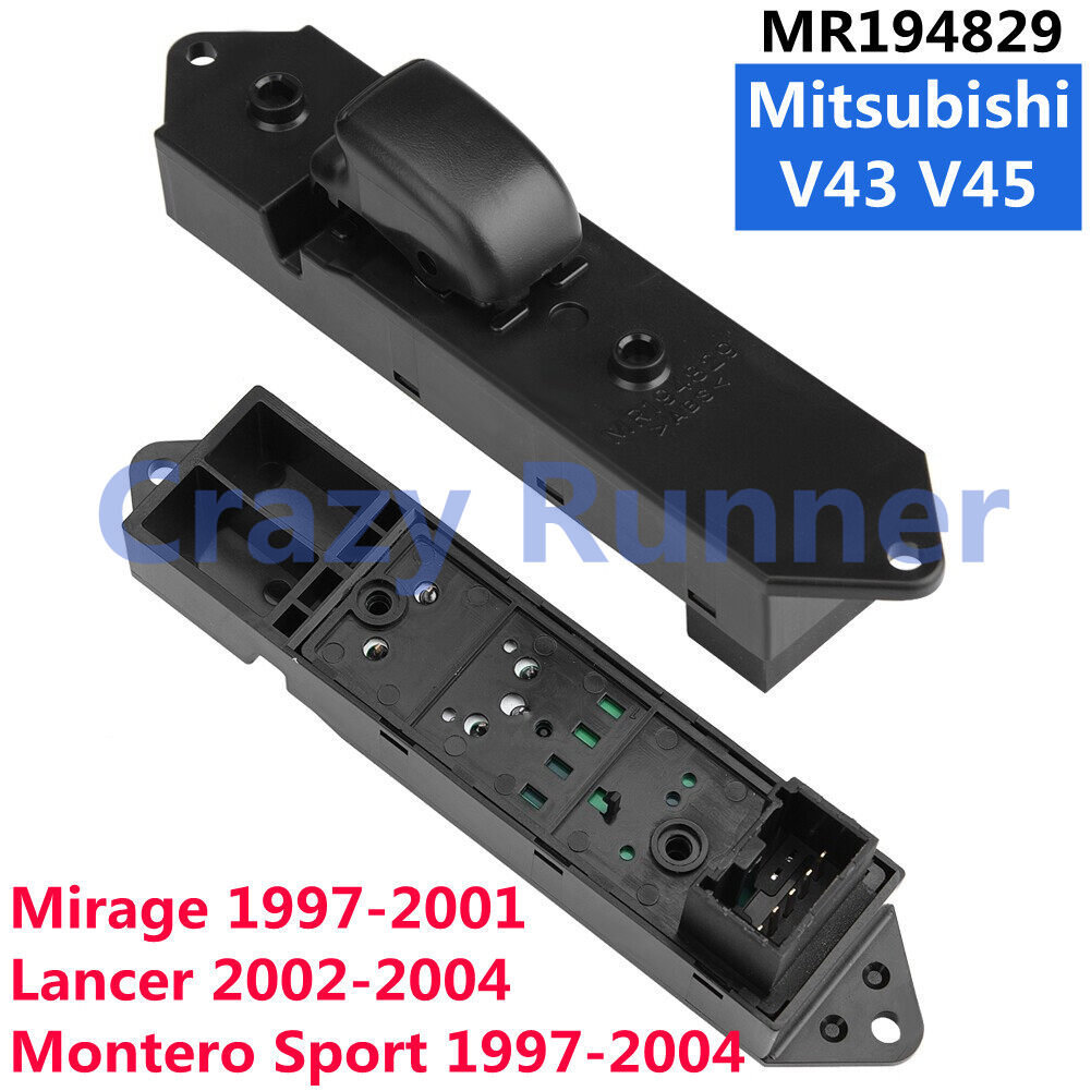 ไฟฟ้าสวิทช์ควบคุมหน้าต่างสําหรับ Mitsubishi V43 V45 Pajero / Fieldmaster 4M40 2.8 Triton8 Mirage 199