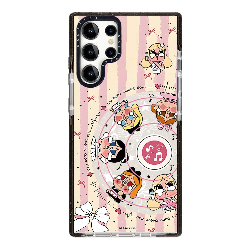 Gitter CD สาวการ์ตูน Samsung สําหรับ Samsung Galaxy S26 25 24 23 22 UItra S25 24 Plus กันกระแทกป้องกันปลอก ราคา ถูกที่สุด ดีลบีเคเค แกลเลอรีภาพที่ 2