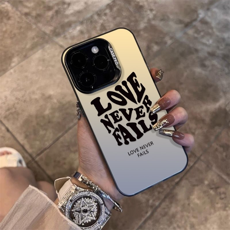 เคสโทรศัพท์ Love Twisted ตัวอักษรเหมาะสําหรับ iPhone 11promax 11 12 13 14 promax 15pro 16pro 17pro x