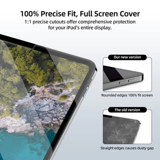 ฟิล์มเหล็ก ติดง่าย สําหรับ Ipad Air11-13M3 Air5/4/3 Gen11/10 A16 Mini6/7 Gen7/8/9 Pro11M4 โปร13-12.9