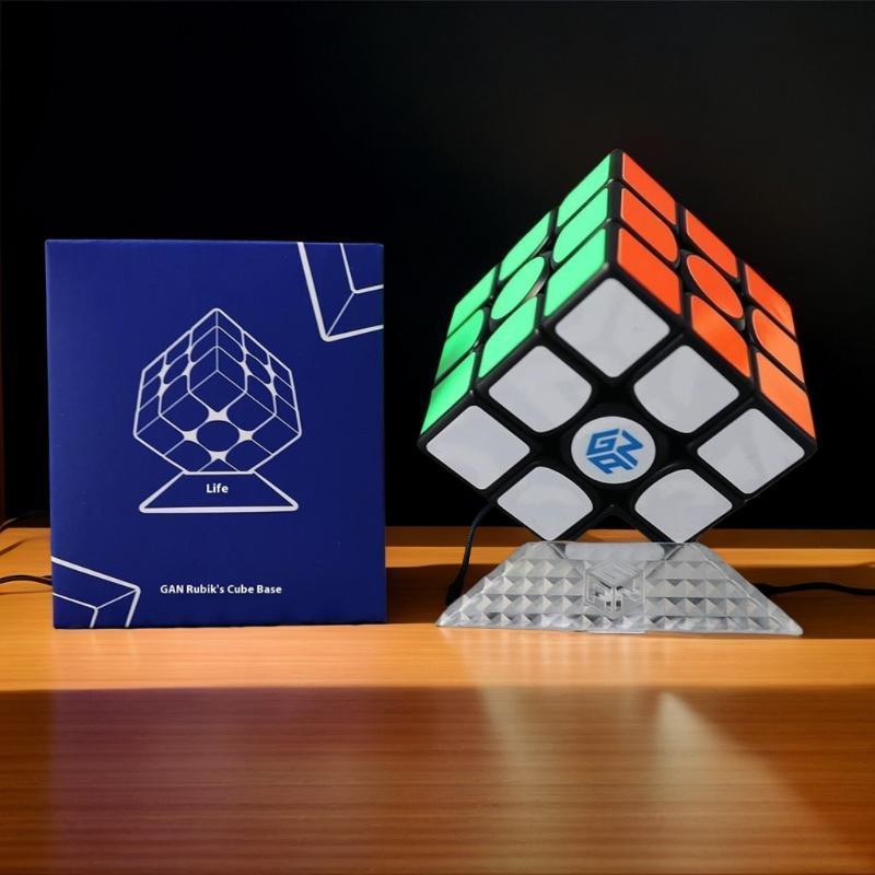 SRVN GAN Cube Stand สําหรับ 2x2 3x3 4x4 Magic Cube ขาตั้งฐาน GAN Cube Stand Center Cap Cubo อุปกรณ์เ