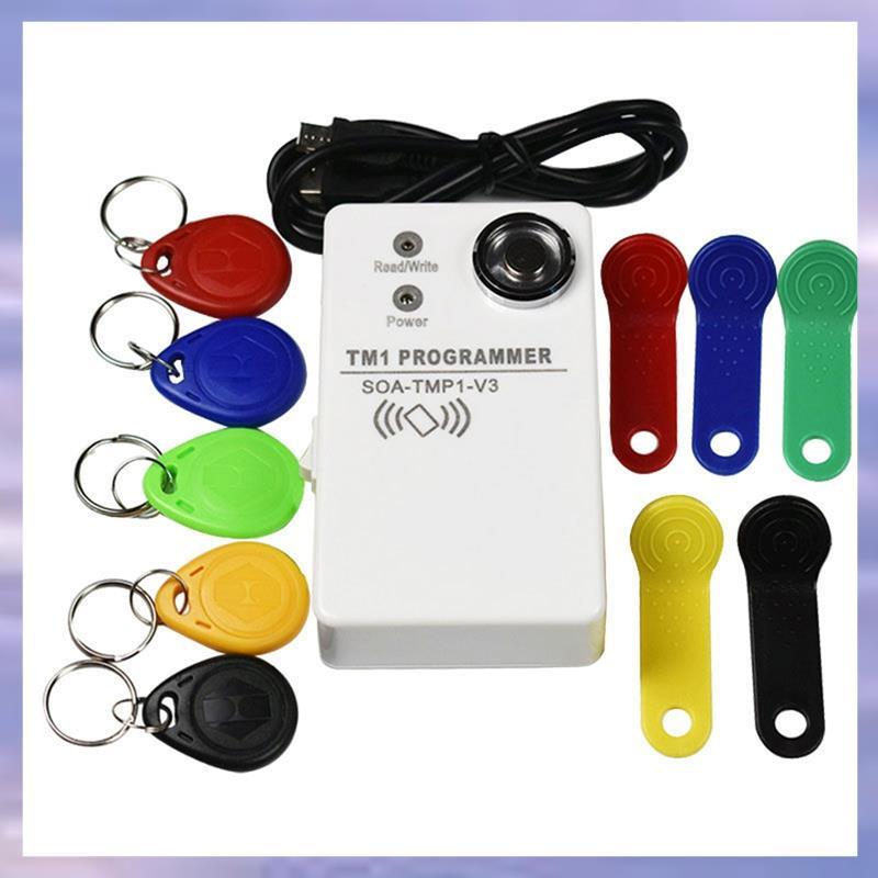 RFID TM1 เครื่องถ่ายเอกสาร Duplicator มือถือ RW1990 TM1990 TM1990B Ibutton -1990A 125Khz EM4305 T557