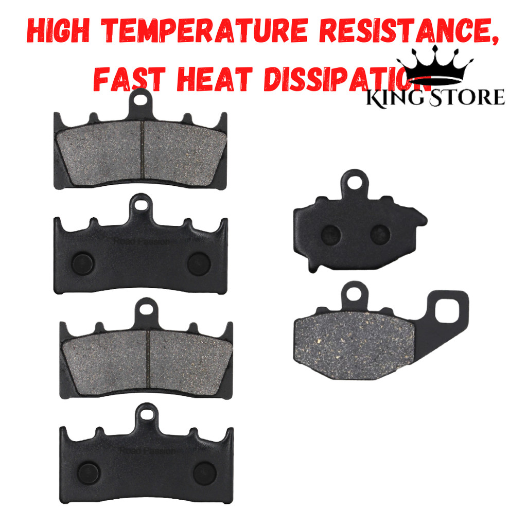 ผ้าเบรคสําหรับ Kawasaki ZX 6R ZX636 2002 Ninja ZX9R ZX900 96-01 ZZR600J รถจักรยานยนต์