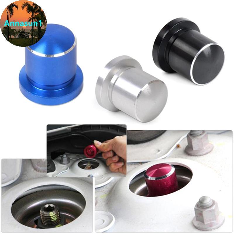 Annasun 1PCS อลูมิเนียมรถ Sho Absorber Anti-rust Anti-pry สกรูสําหรับ Sylphy Qashqai J11 X-Trail T32