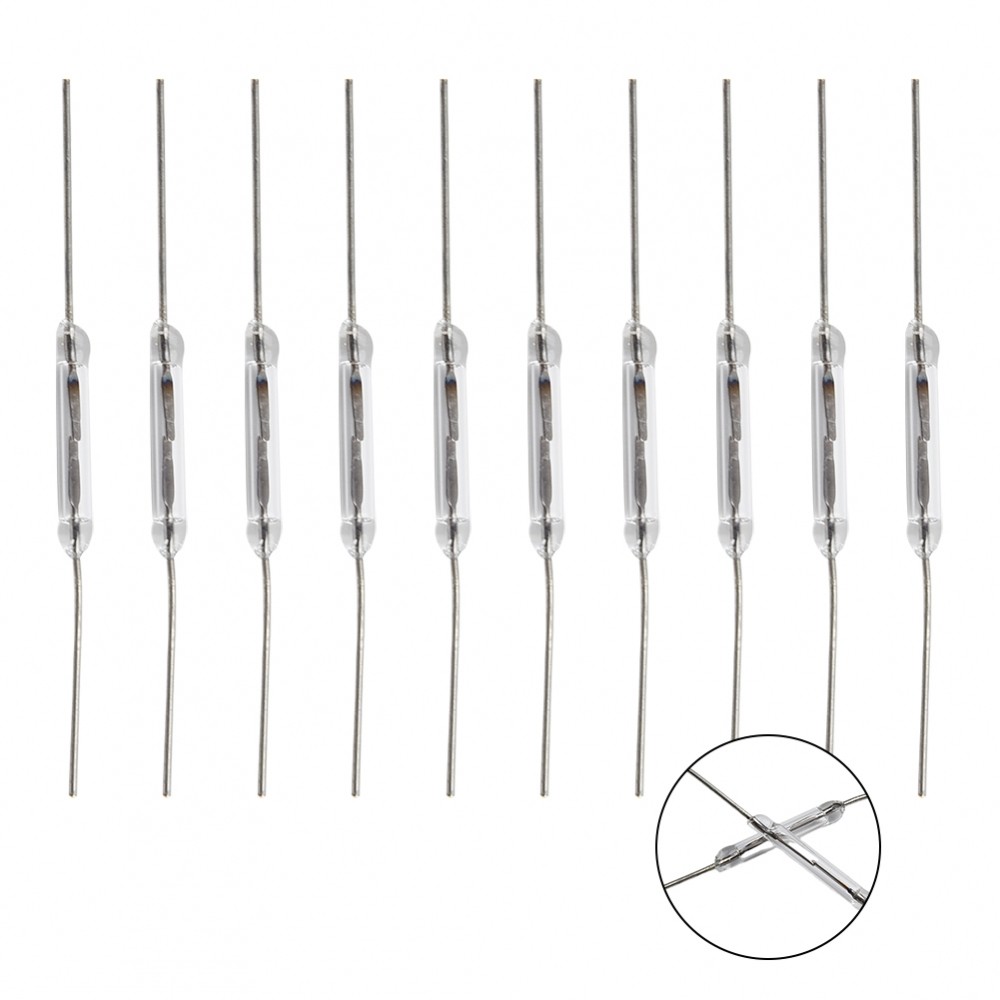 Reed Switch Type 0.5A 14*2mm Glass ปกติเปิดโครงการ IoT ใหม่ล่าสุด