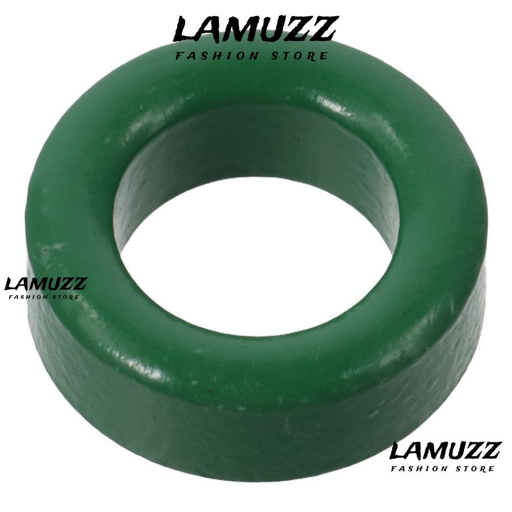 LAMUZZ Toroid Ferrite Core, Restraining Interfal Ferrite Chokes Ring, Metal Power Transformer สีเขีย