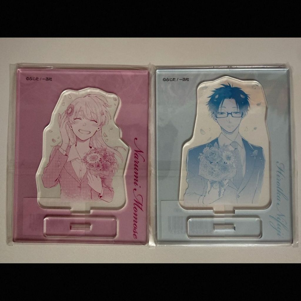 Wotaku Ni Koi Wa Muzuคาชิi ขาตั้งอะคริลิค Momose Narumi รูป Nifuji Hirotaka Standee จอแสดงผลอะนิเมะส