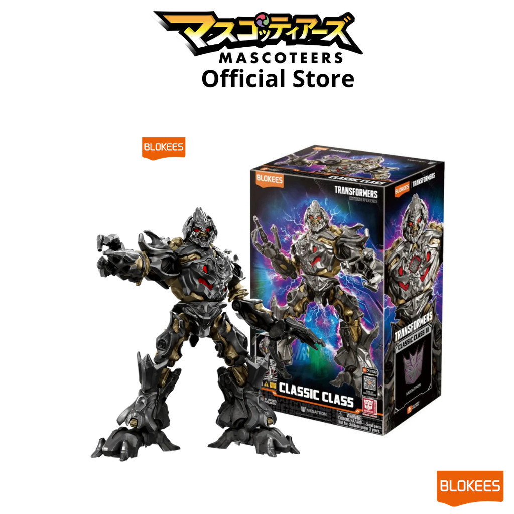 BLOKEES Blokees Figures - Transformers 71158 - Classic Class 10 - Movie 1 Megatron (Model Kit-Luminous Eyes）