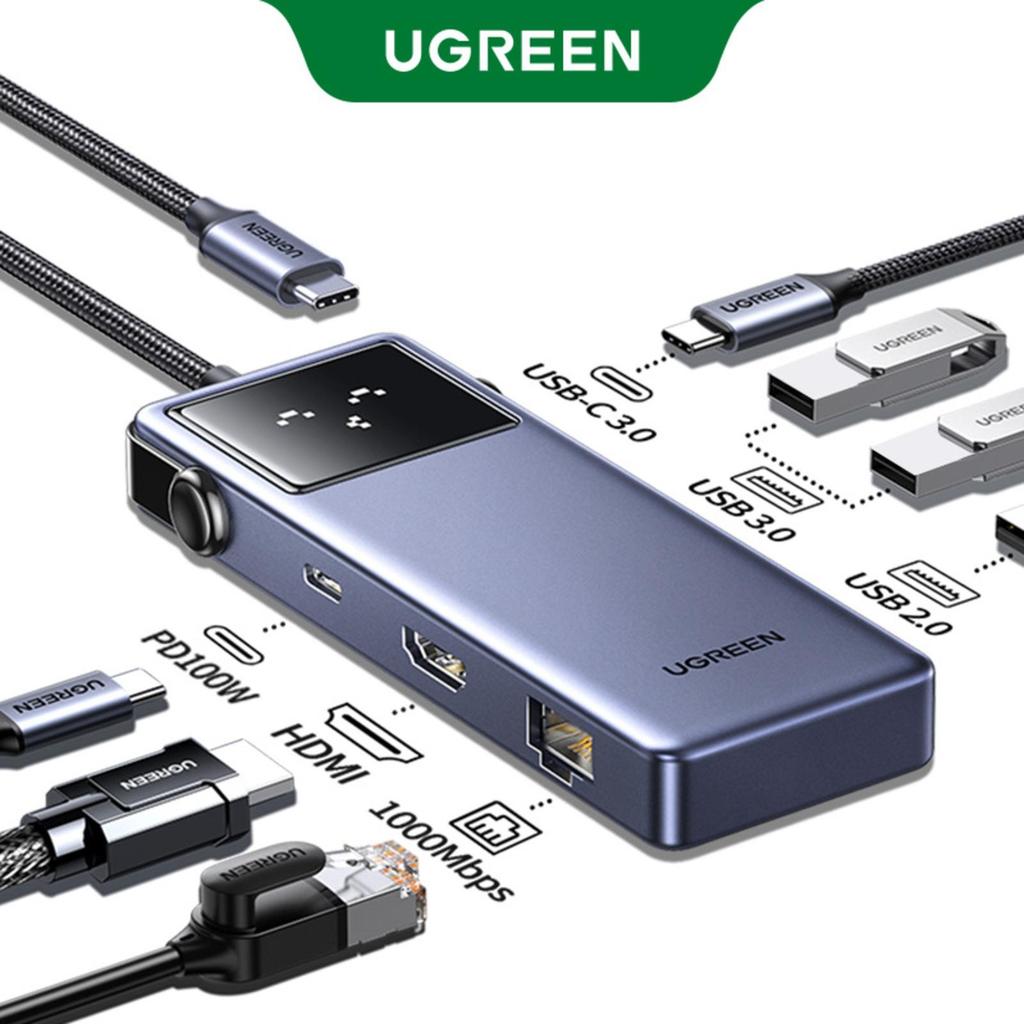 UGREEN HUB 7 IN 1 USB-C 3.0 Speed Transfer 5Gbps HDMI 4K 60Hz Smart Display Uno Series - อะแดปเตอร์ 