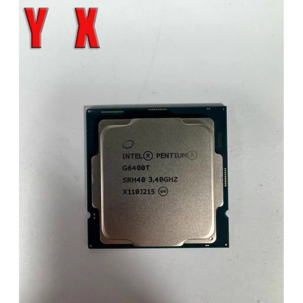 ใช้อัพเกรด CPU คอมพิวเตอร์เดสก์ท็อป Pentium G6400T LGA1200 โปรเซสเซอร์ CPU SRH40 Dual-Core 3.40Ghz