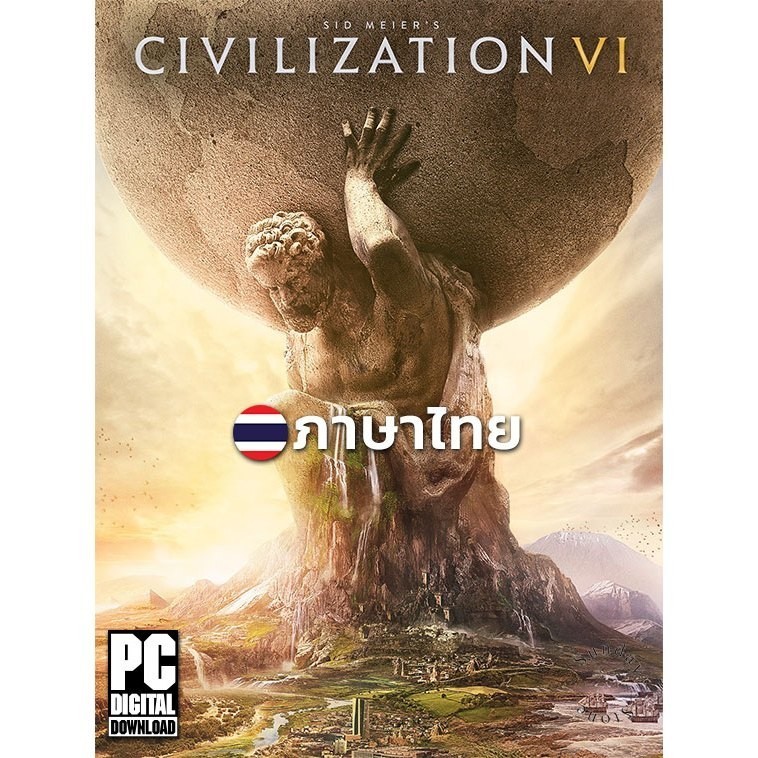 เกมวางแผนสร้างเมือง Sid Meiers Civilization VI Digital Deluxe รวมทุกภาค ภาษาไทย [PC/Notebook]