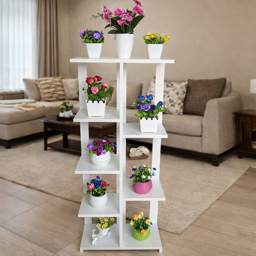 [ร้านee mall] ชั้นวางดอกไม้ทําให้ห้องนั่งเล่นระหว่างอี๊ด สูง 115 ซม.