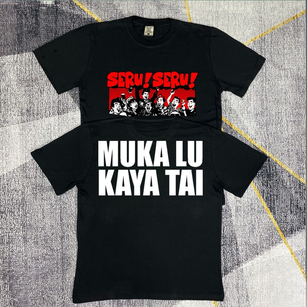 KATUN Fun เสื้อยืด Rich Face T4i Distro สําหรับผู้ชายและผู้หญิง ผ้าฝ้ายหวี 24S