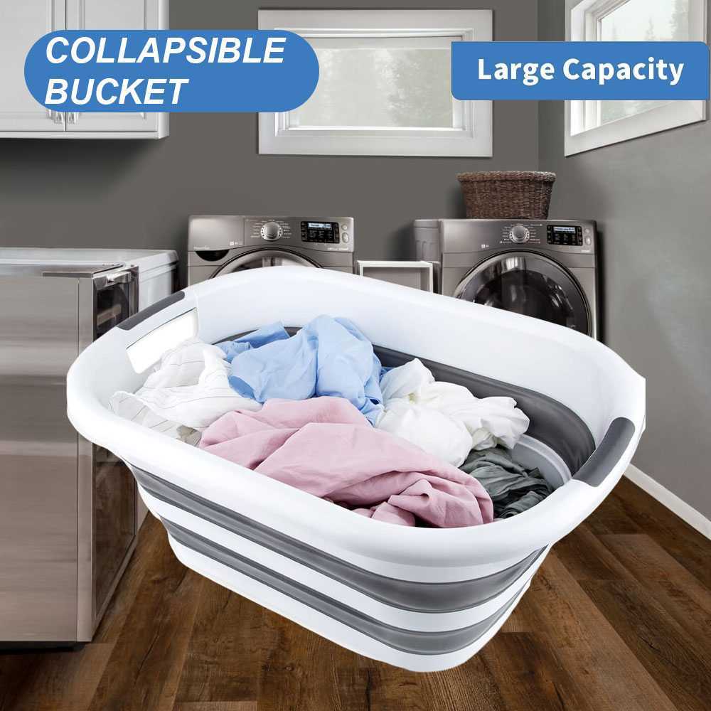 TASTYSTR MIHOME ถังพับ อ่างล้างหน้าถังพับได้ 40L - FB4610