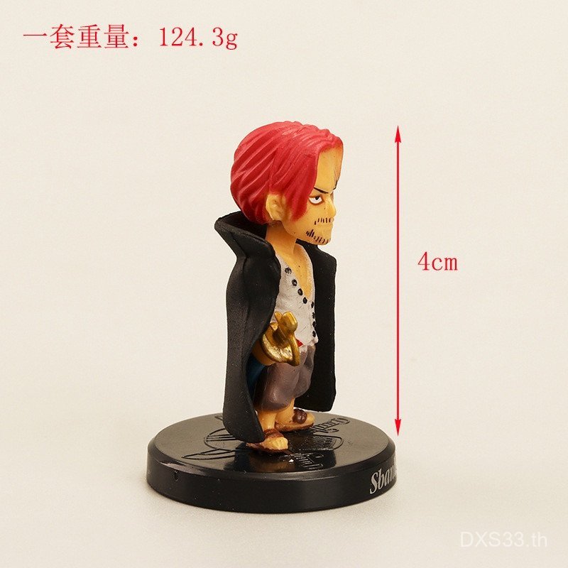12 ชิ้น/เซ็ตญี่ปุ่นอะนิเมะ One Piece รุ่น Q Luffy Shanks Clown Buggy Gekko Moria Rob Lucci PVC Actio