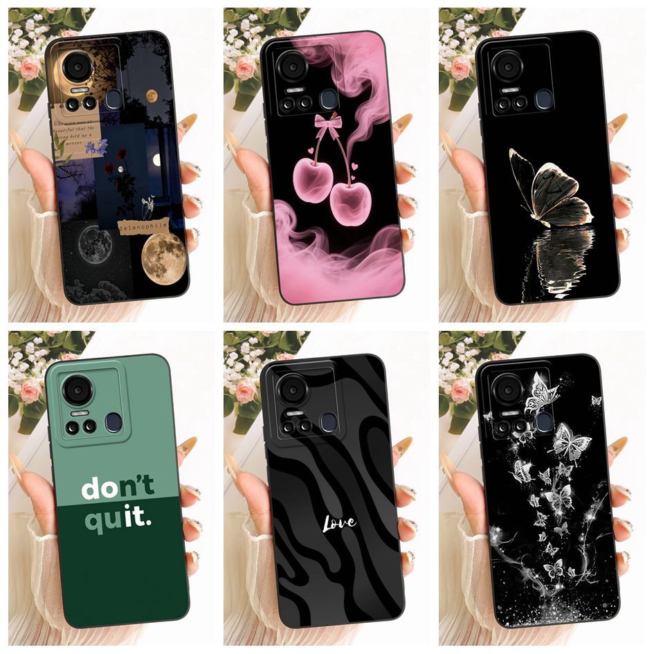 ใหม่ปลอกสําหรับ Itel S18 S663L / S18 Pro / Vision 5 Plus / Vision 5 S663LC เคสโทรศัพท์แฟชั่นผีเสื้อซ