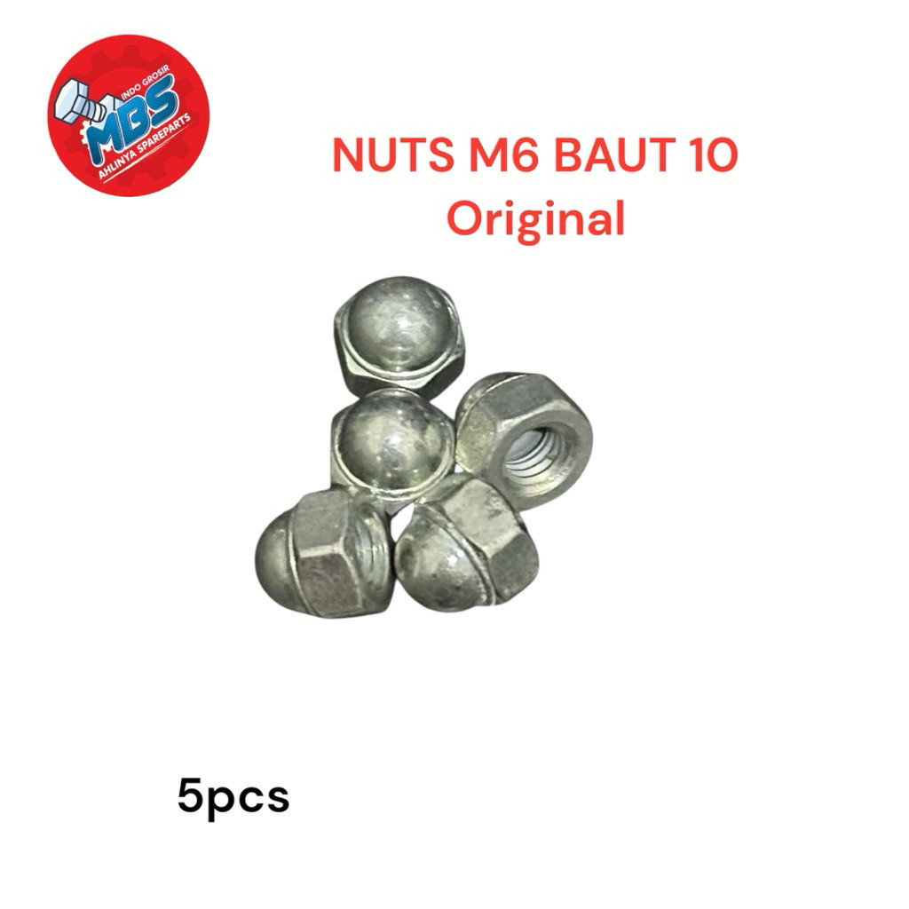 ACA WHOLESALE น็อตหน้าแปลนหมวก m11 กุญแจ 10 m6 กุญแจ 12 m10 กุญแจ 14 m8 น็อต 12 ตัว น็อต shk น็อตไอเ