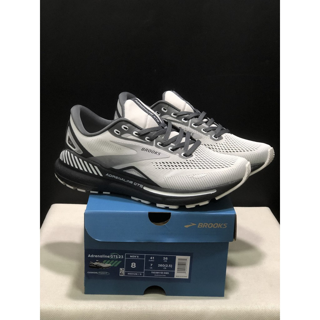 (7 สี)Brooks Adrenaline GTS 23 รองเท้าวิ่งเทรลดูดซับแรงกระแทกสําหรับบุรุษและสตรี, การออกแบบตัดต่ํา--