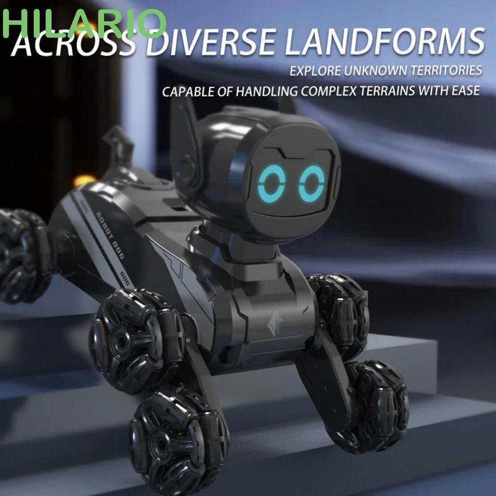 HILARIO 8-W Heel Robot Dogs, Climbing Deformation Stunt Drift Vehicle Remote-Operated Toys,ไฟฟ้าอัจฉ