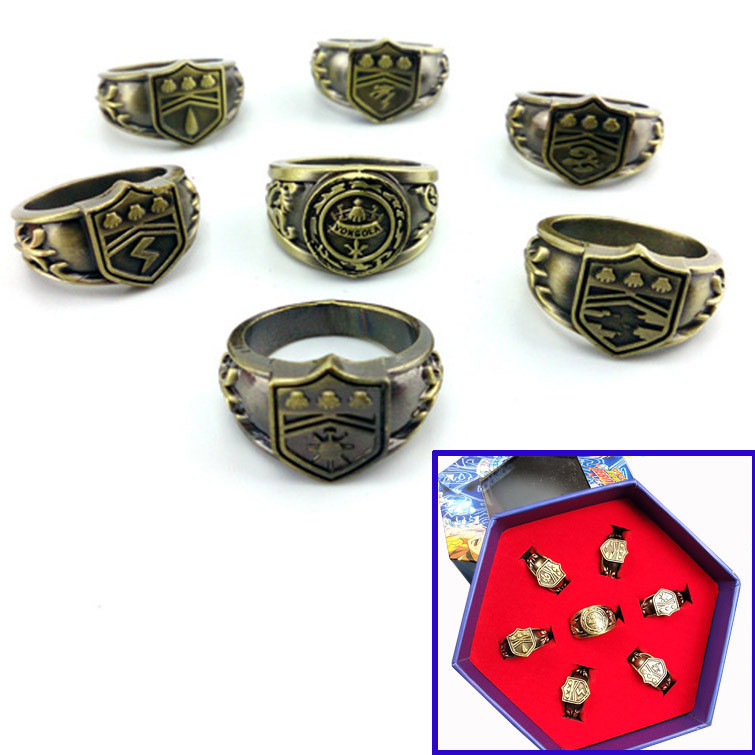 ชุดแหวนทองแดง Skylark 6 PCS เครื่องประดับแฟชัน